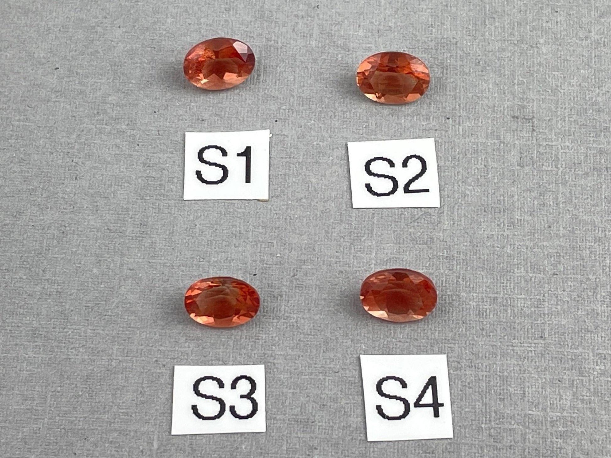 8x6 Oregon Sunstone Oval Gemstones | Mined in the USA | OSF222 - - GemEnthusiast