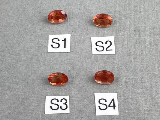 8x6 Oregon Sunstone Oval Gemstones | Mined in the USA | OSF222 - - GemEnthusiast