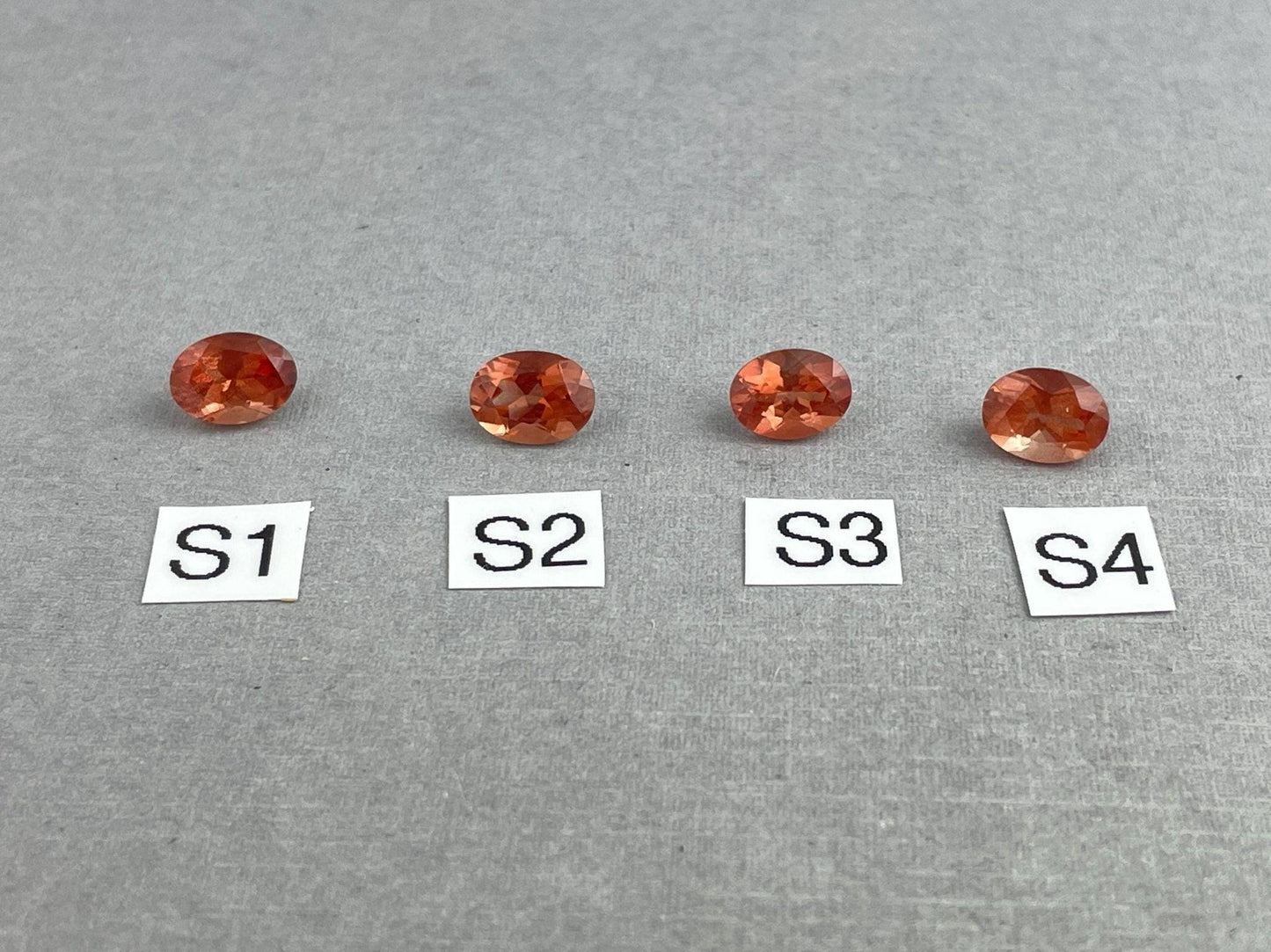 8x6 Oregon Sunstone Oval Gemstones | Mined in the USA | OSF222 - - GemEnthusiast