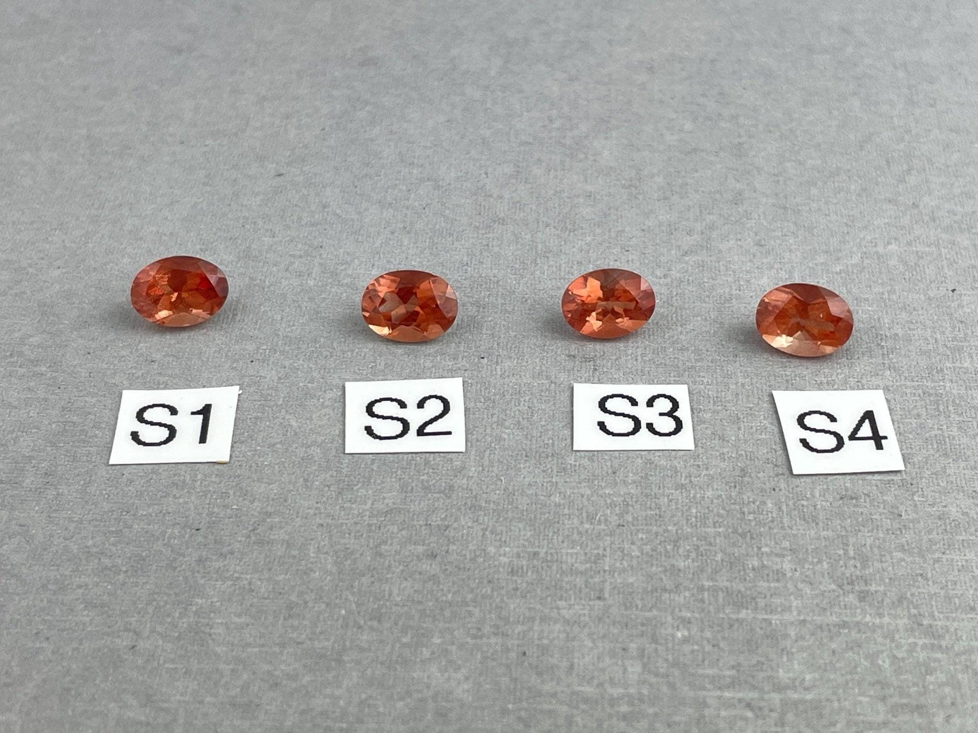 8x6 Oregon Sunstone Oval Gemstones | Mined in the USA | OSF222 - - GemEnthusiast