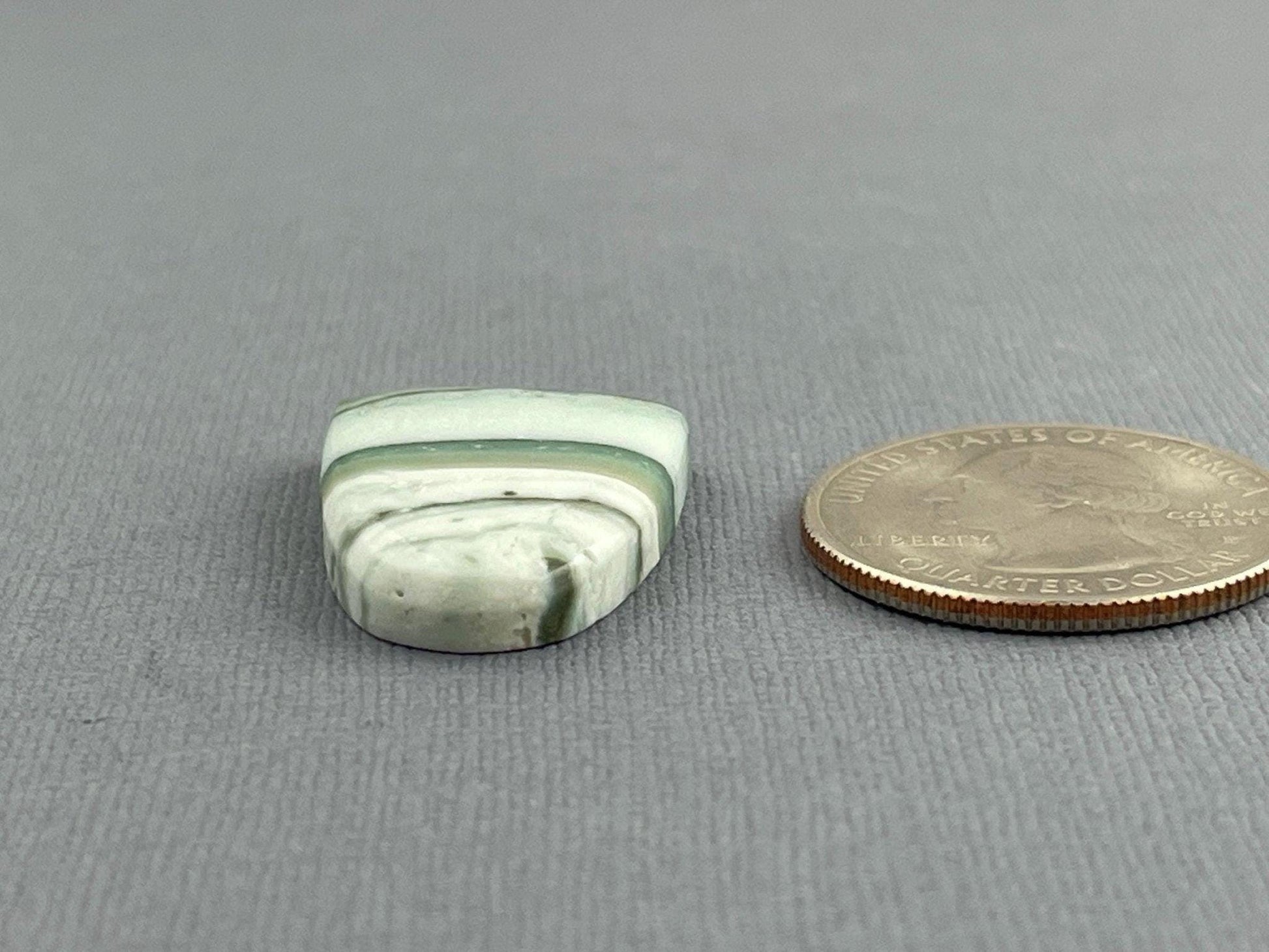 Saturn Chalcedony Cabochon | 25x18 mm | Natural Loose Gemstone | CA317 - - GemEnthusiast