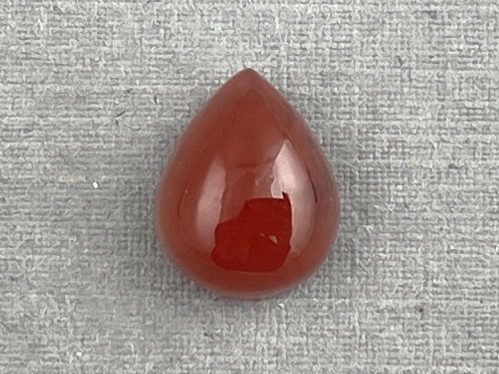 11x9 Oregon Sunstones Pear Cabochon | Beautiful Schiller! | 3.83 carats | OSC289 - - GemEnthusiast