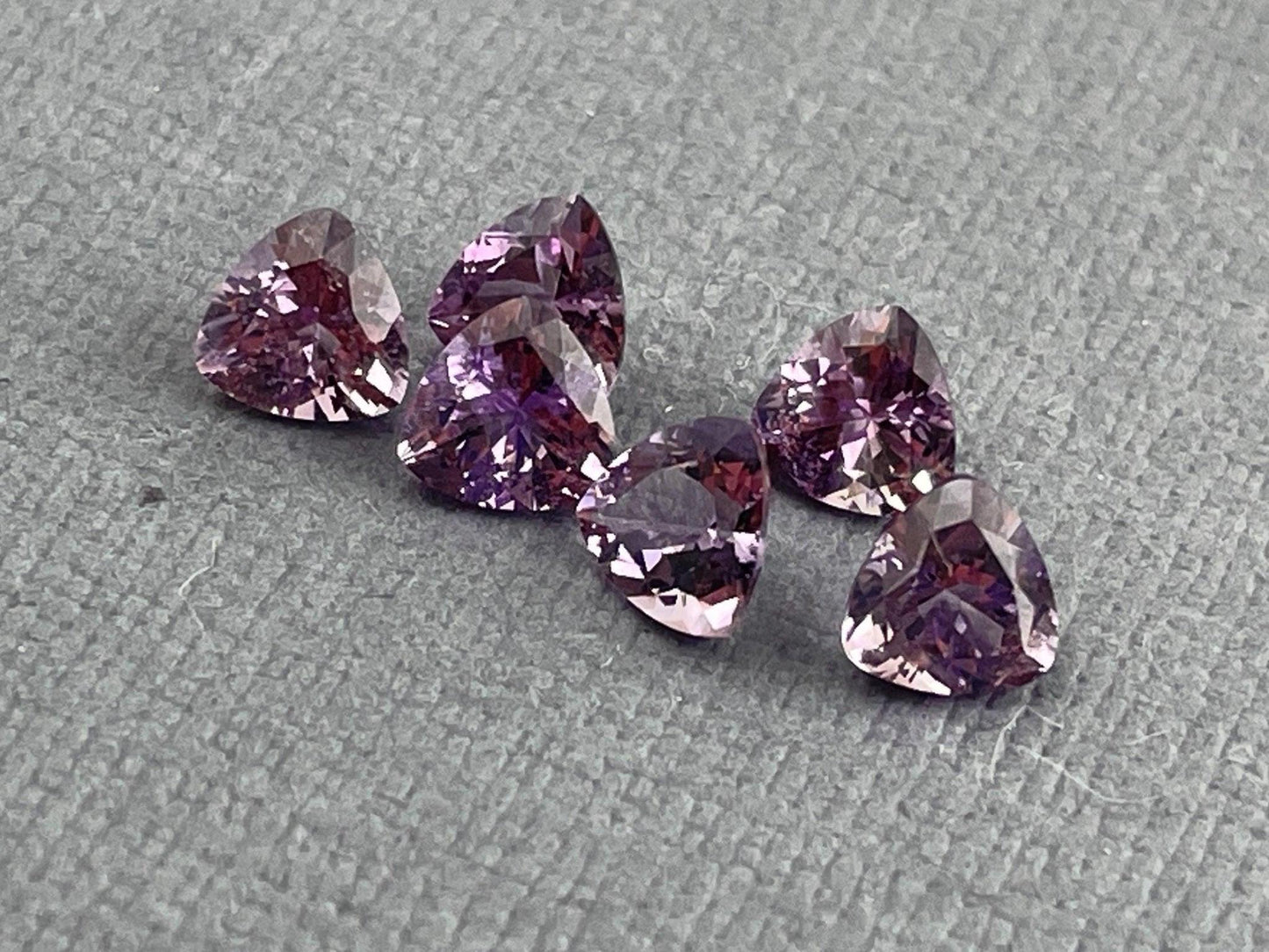 5mm Arizona Amethyst Trillion | Loose Gemstone | Ethically Sourced | Per Stone - Amethyst - GemEnthusiast