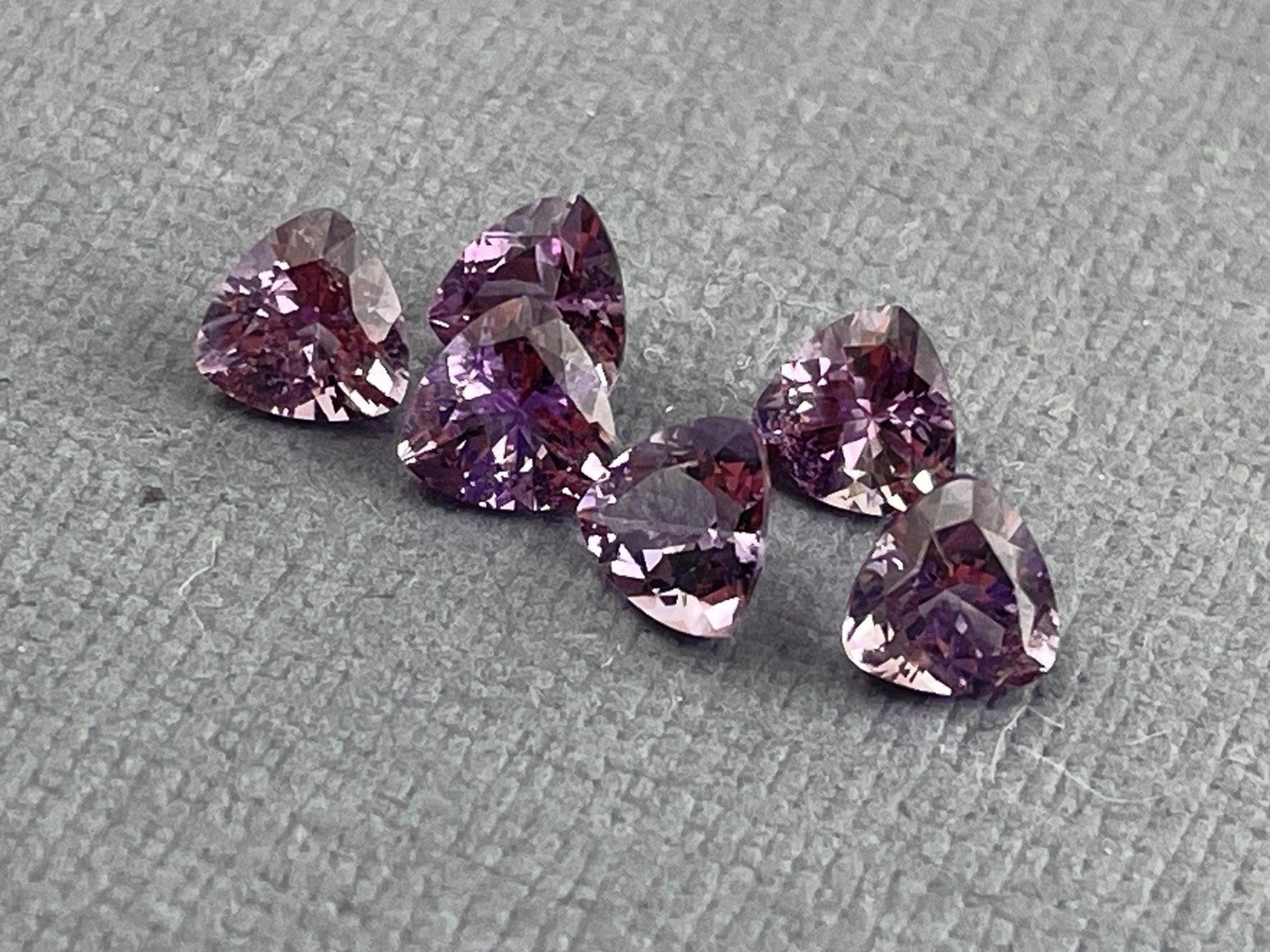 5mm Arizona Amethyst Trillion | Loose Gemstone | Ethically Sourced | Per Stone - Amethyst - GemEnthusiast