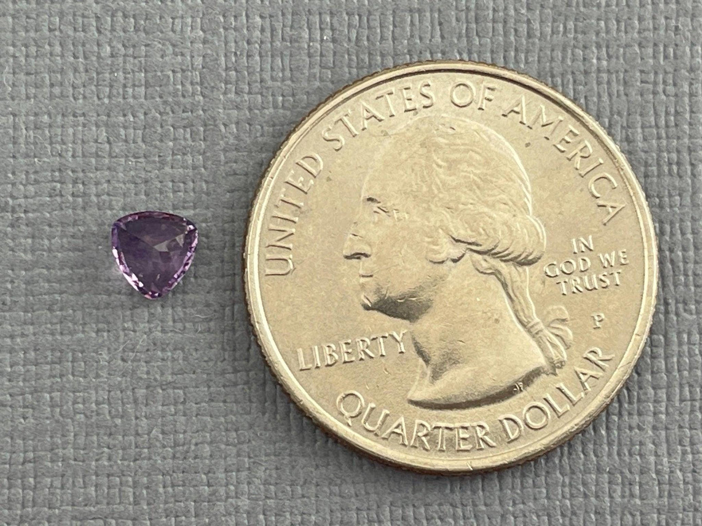 5mm Arizona Amethyst Trillion | Loose Gemstone | Ethically Sourced | Per Stone - Amethyst - GemEnthusiast
