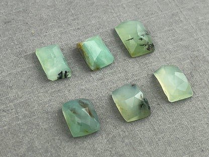 Peruvian Opal Rectangle Rose Cut Lot | Natural Gemstone from Peru | 5.48 carats | PO417 - Peruvian Blue Opal - GemEnthusiast