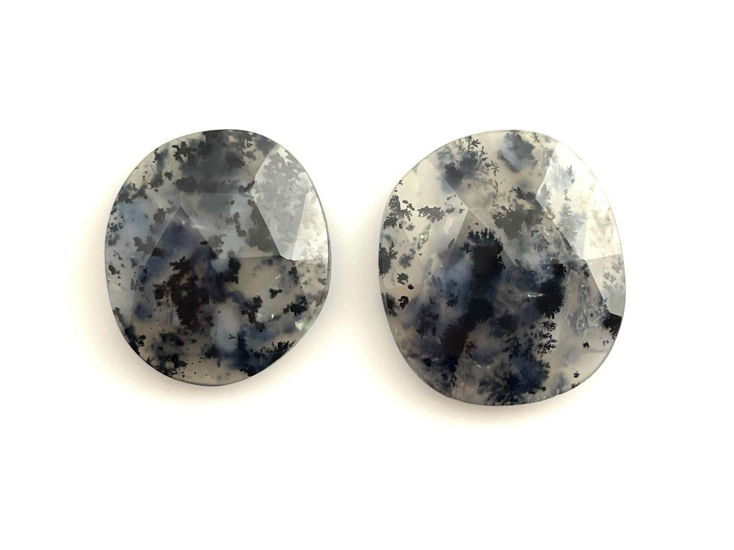 Dendritic Opal Rose Cut Lot | Natural Gemstone Cabochon | OD102 S2 - - GemEnthusiast