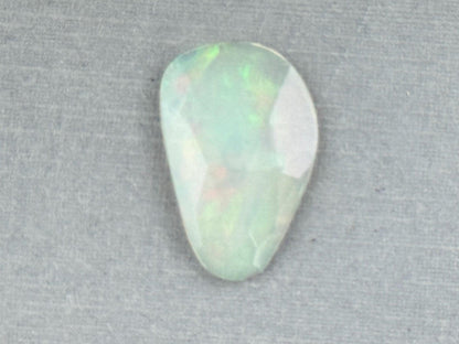Large Ethiopian Opal with Fire | 18x12x2.7 | Rose Cut Freeform Loose Gemstone| 2.77 cts | OP484 - Ethiopian Opal - GemEnthusiast