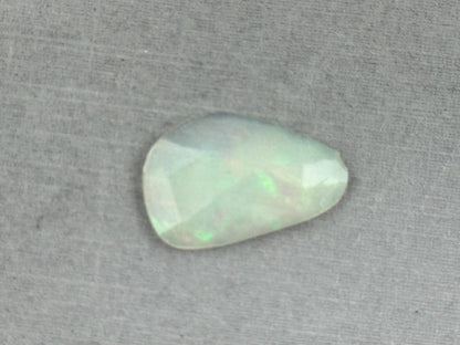 Large Ethiopian Opal with Fire | 18x12x2.7 | Rose Cut Freeform Loose Gemstone| 2.77 cts | OP484 - Ethiopian Opal - GemEnthusiast
