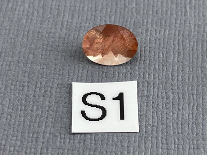 8x6 Oregon Sunstone Oval Gemstones | Mined in the USA | OSF183 - - GemEnthusiast