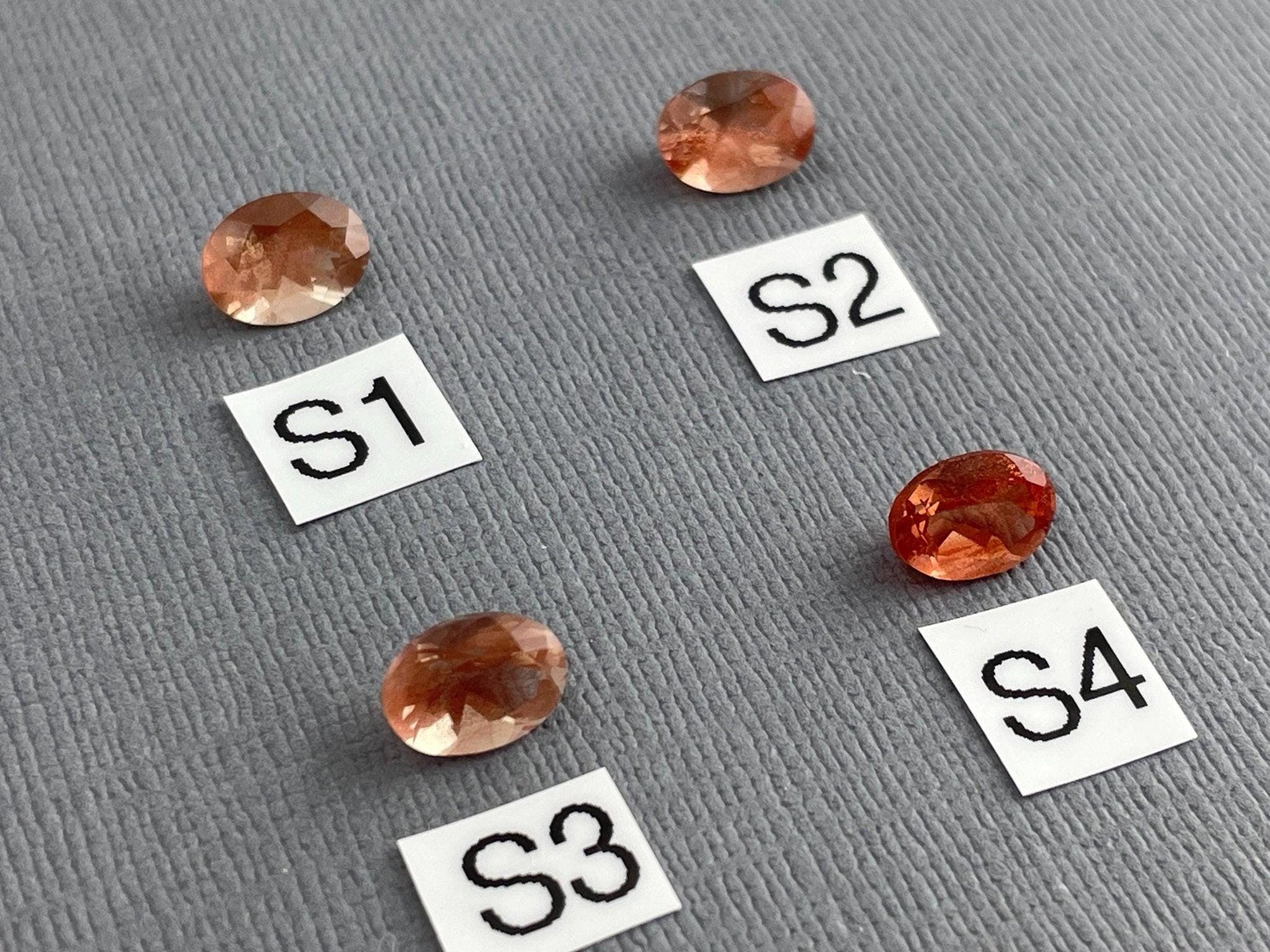 8x6 Oregon Sunstone Oval Gemstones | Mined in the USA | OSF183 - - GemEnthusiast