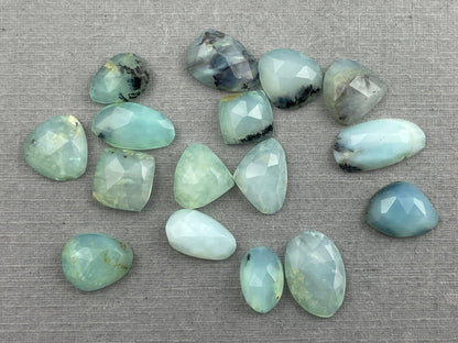 Peruvian Opal Rose Cut Lot | Natural Gemstone from Peru | 15+ carats | PO409 - - GemEnthusiast