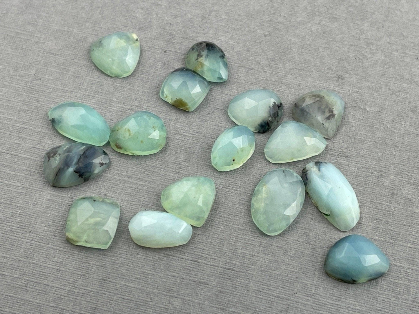 Peruvian Opal Rose Cut Lot | Natural Gemstone from Peru | 15+ carats | PO409 - - GemEnthusiast