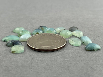Peruvian Opal Rose Cut Lot | Natural Gemstone from Peru | 15+ carats | PO409 - - GemEnthusiast