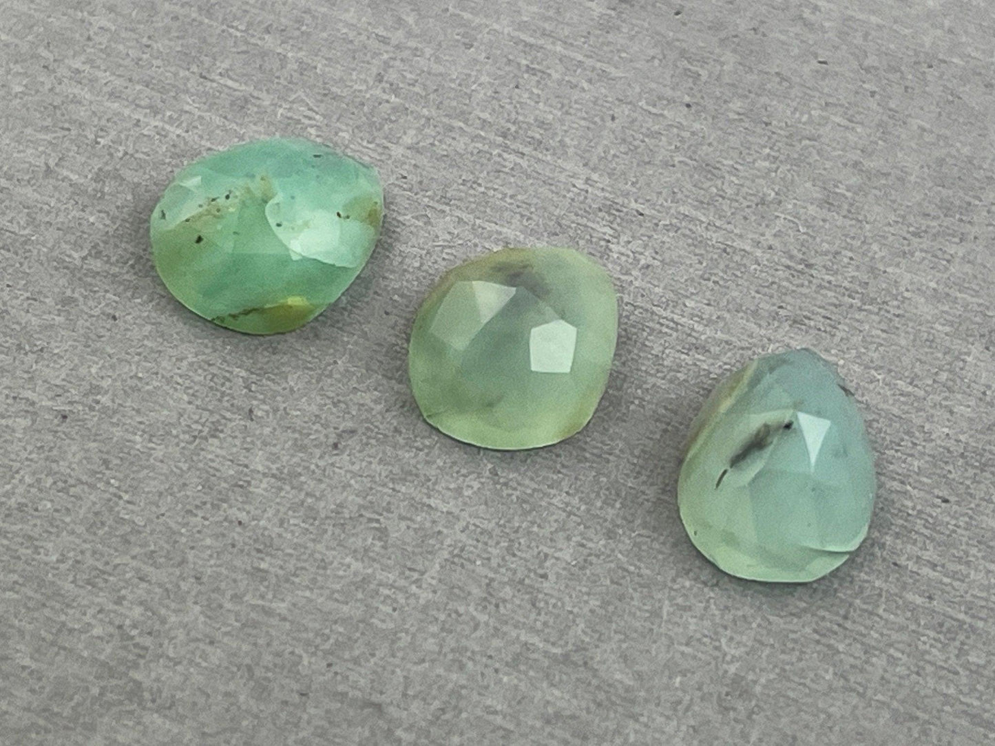 Peruvian Opal Rose Cut Lot | 5 carats | 10x8x4 | Natural Gemstone from Peru | PO416 - - GemEnthusiast
