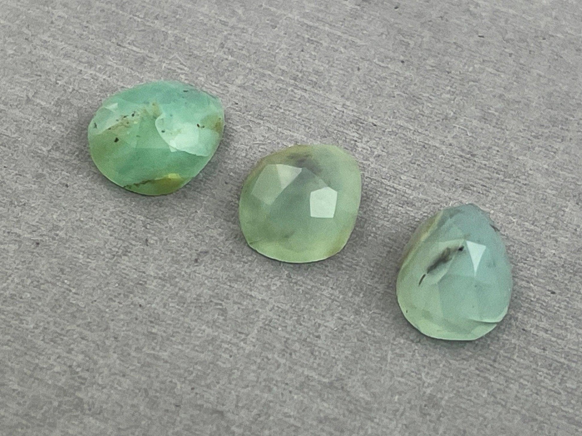 Peruvian Opal Rose Cut Lot | 5 carats | 10x8x4 | Natural Gemstone from Peru | PO416 - - GemEnthusiast