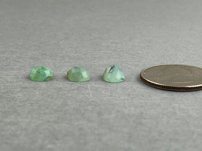 Peruvian Opal Rose Cut Lot | 5 carats | 10x8x4 | Natural Gemstone from Peru | PO416 - - GemEnthusiast