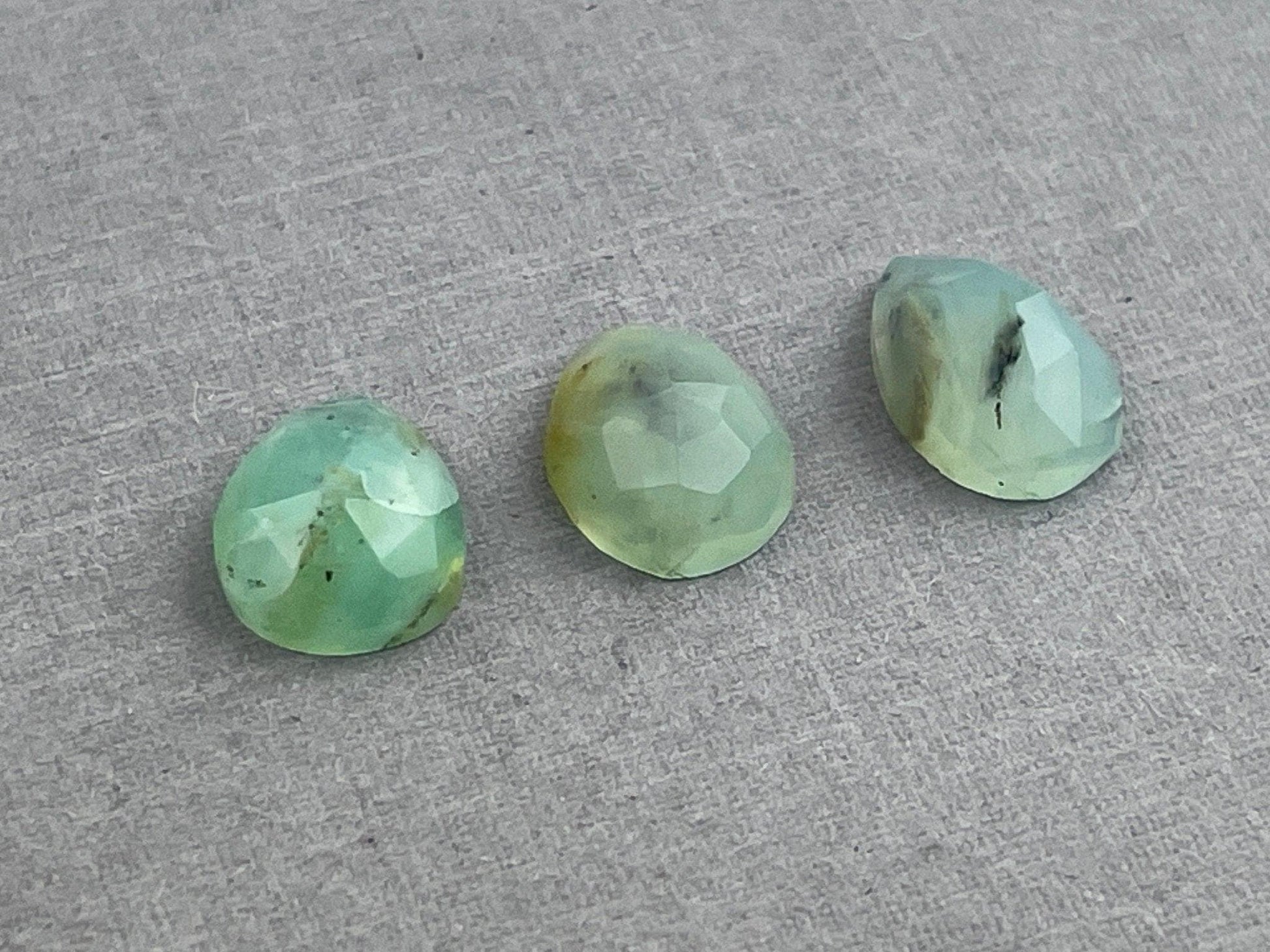 Peruvian Opal Rose Cut Lot | 5 carats | 10x8x4 | Natural Gemstone from Peru | PO416 - - GemEnthusiast