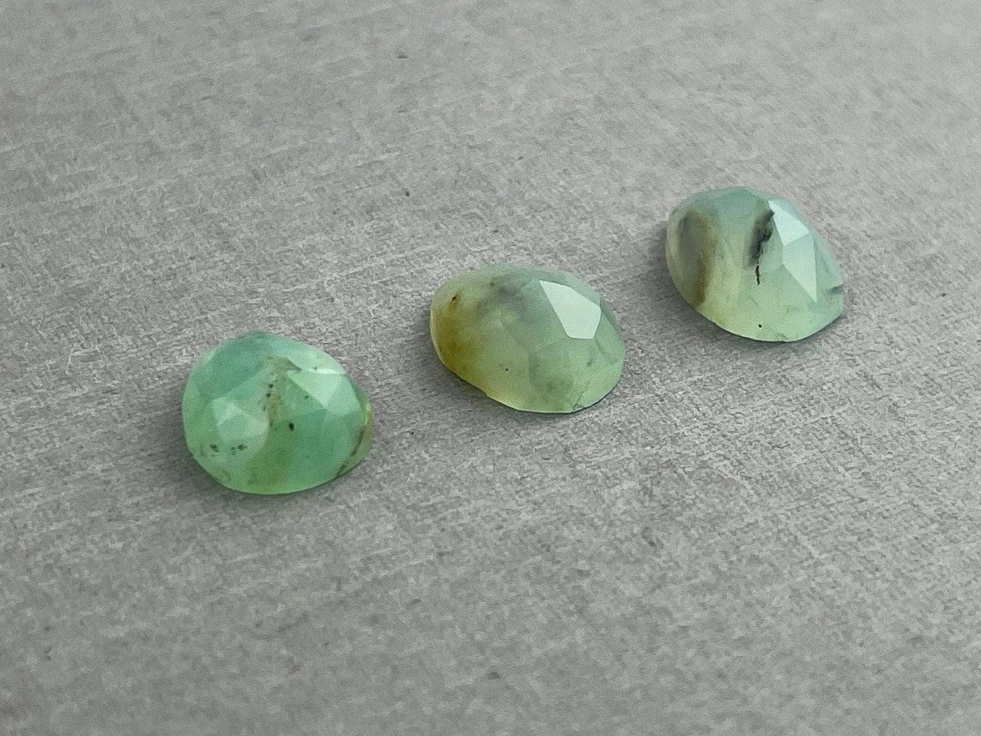 Peruvian Opal Rose Cut Lot | 5 carats | 10x8x4 | Natural Gemstone from Peru | PO416 - - GemEnthusiast