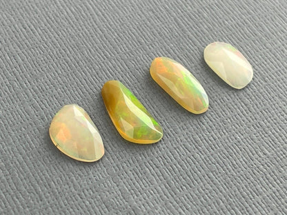 Ethiopian Opals with Fire Lot | Rose Cut Natural Loose Gemstone | 4.28 carats | OP476 - - GemEnthusiast