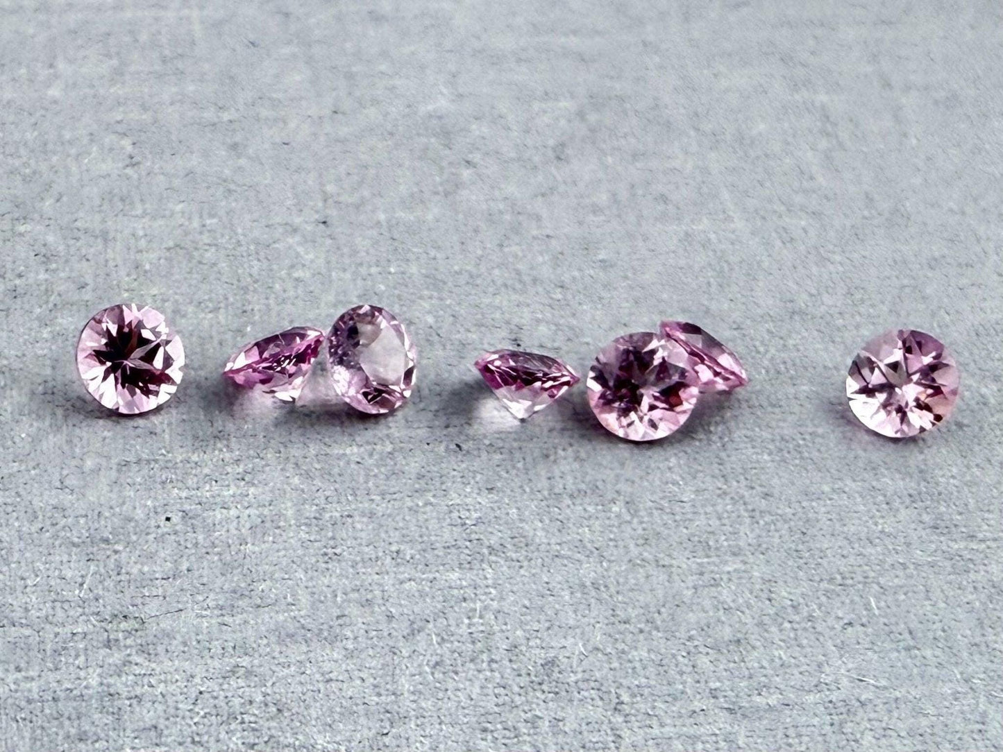 3.5mm California Pink Tourmaline Round | Per Stone | Natural Gemstone | Himalaya Mine, USA - California Tourmaline - GemEnthusiast