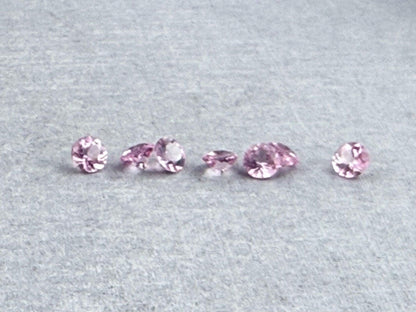 3.5mm California Pink Tourmaline Round | Per Stone | Natural Gemstone | Himalaya Mine, USA - California Tourmaline - GemEnthusiast