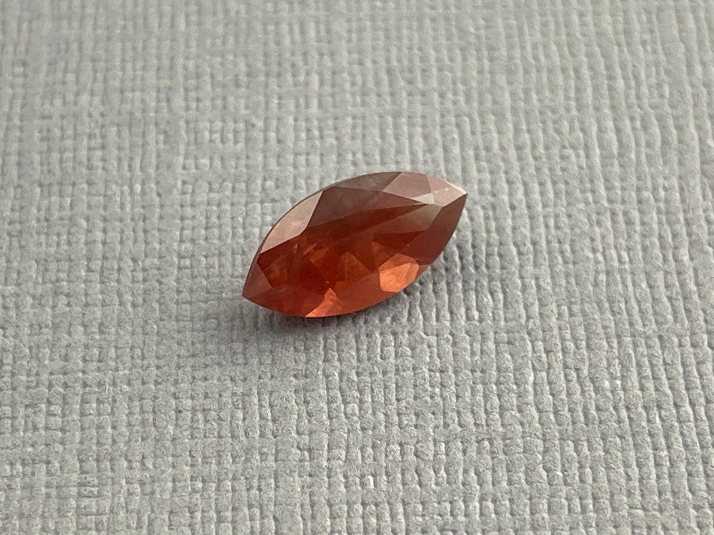 12x8 Red Oregon Sunstone Marquise Gemstone with Schiller | 1.89 carats | OSF164 - Oregon Sunstone - GemEnthusiast