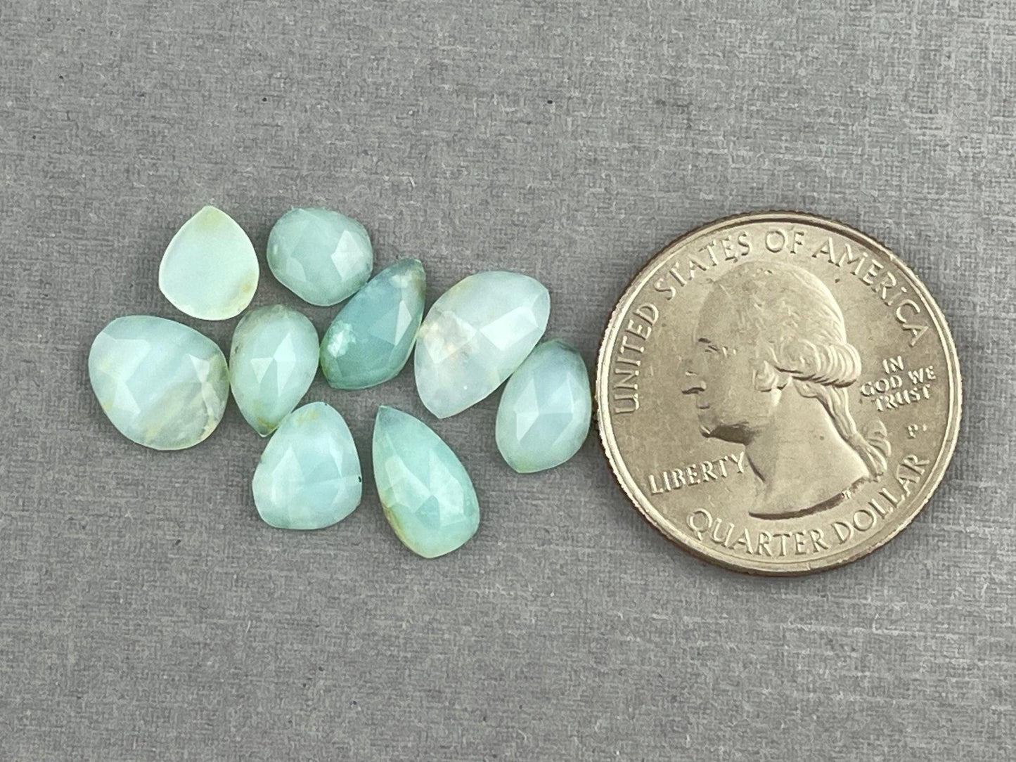 Peruvian Opal Rose Cut Lot | Natural Gemstone from Peru | 8 carats | PO430 - Peruvian Opal - GemEnthusiast