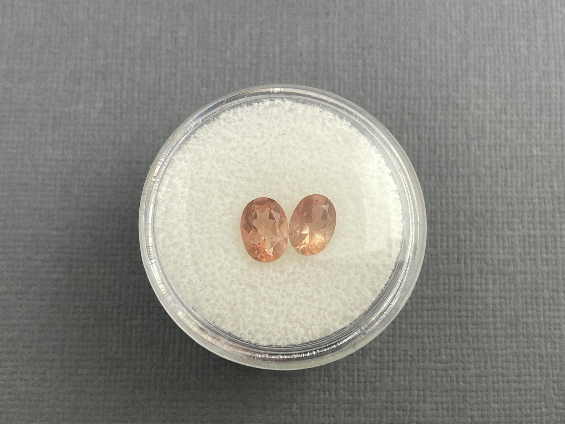 7x5 Oregon Sunstones Oval Pair | 1.69 carats | OSF194 - - GemEnthusiast