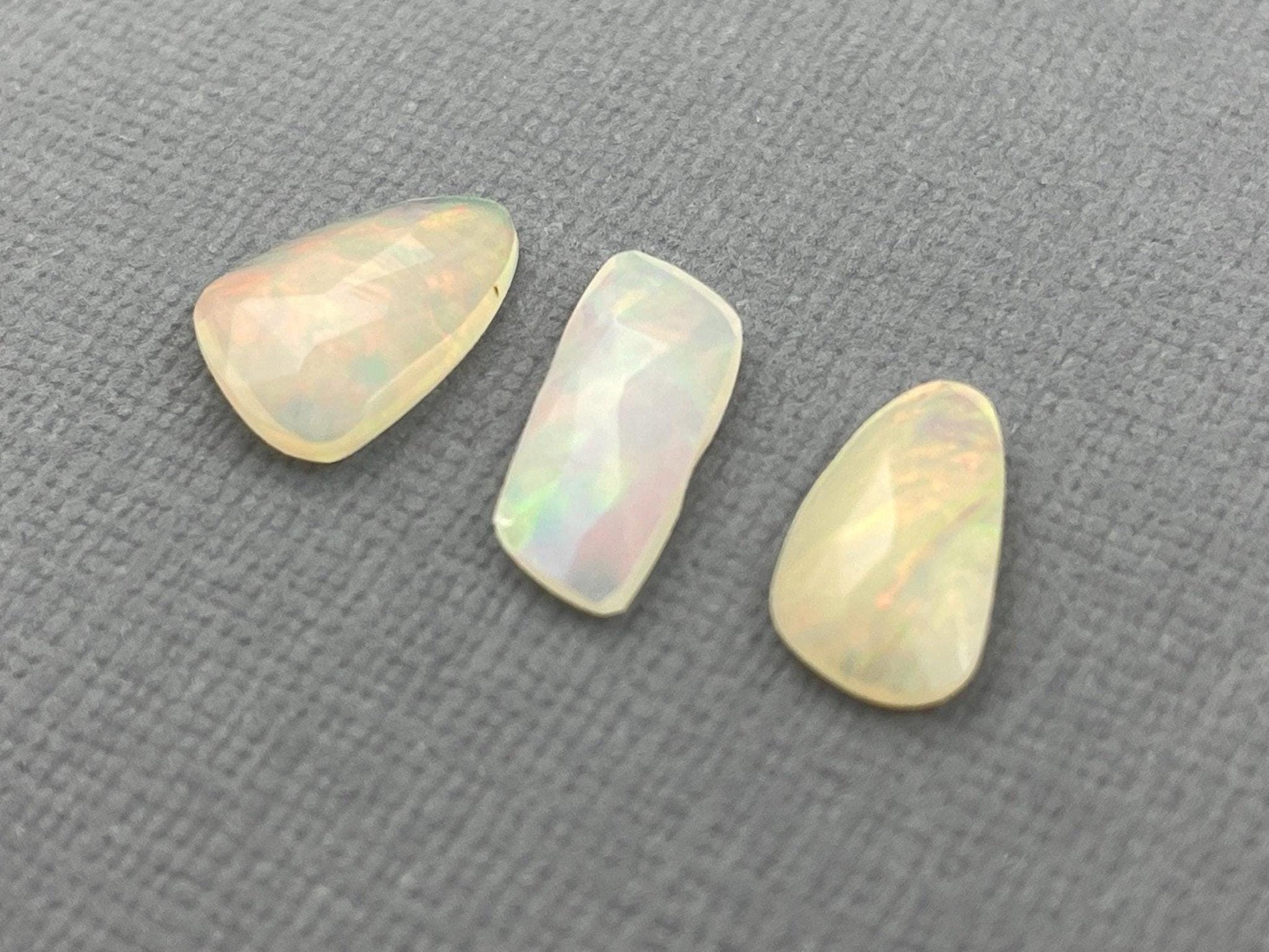 Ethiopian Opals with Fire | Rose Cut Natural Loose Gemstone Lot | 3.13 carats | OP462 - Ethiopian Opals - GemEnthusiast