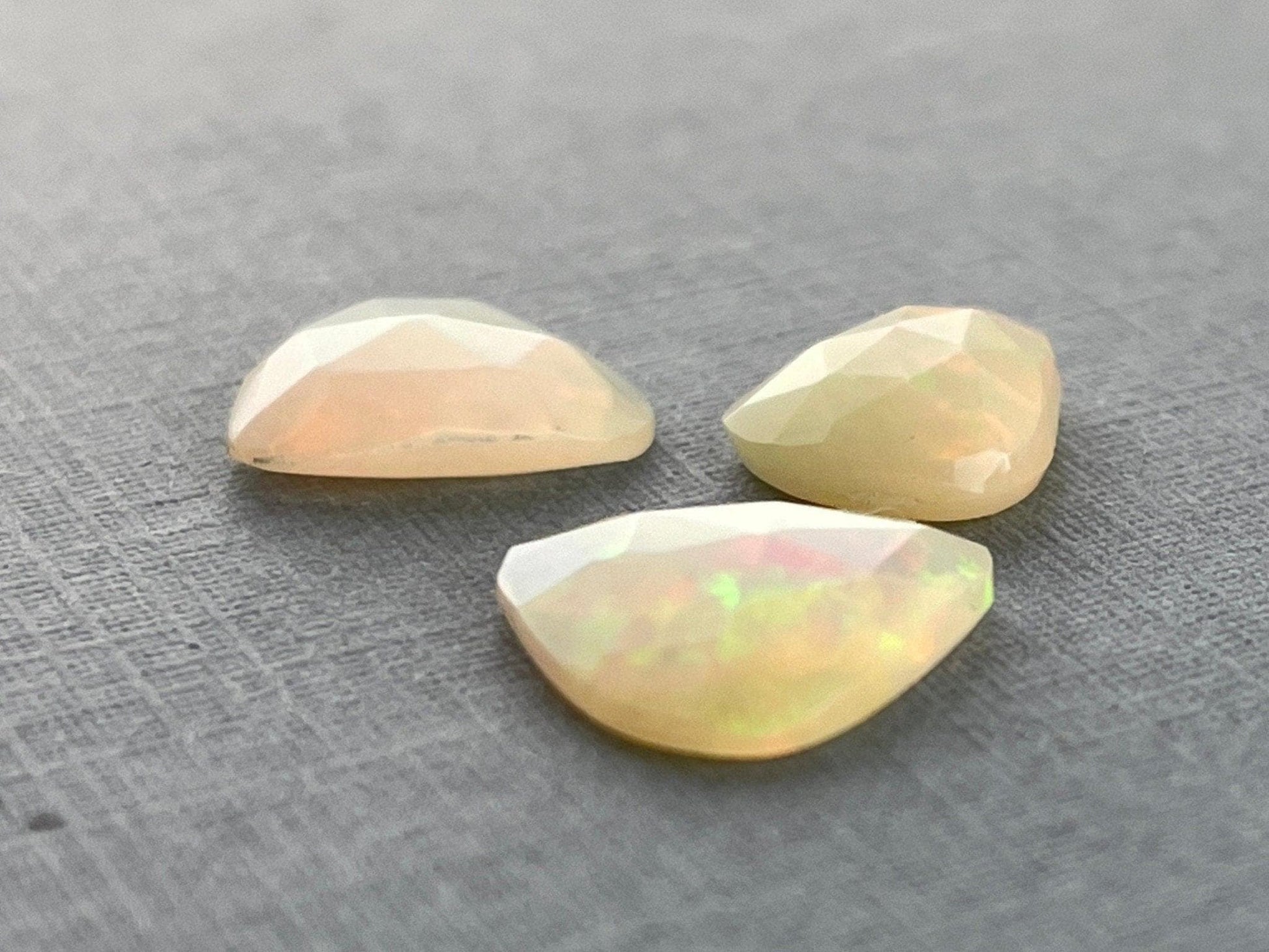 Ethiopian Opals with Fire | Rose Cut Natural Loose Gemstone Lot | 3.31 carats | OP422 - - GemEnthusiast