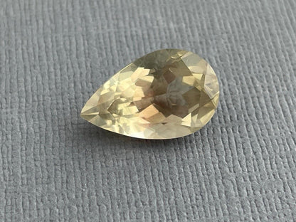 LARGE 15x10mm Oregon Sunstone Pear Gemstone | 5.8 carats | OSF189 - - GemEnthusiast