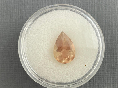 Oregon Sunstone Pear Gemstone | 12x8 mm | 2.4 carats | OSF188 - Oregon Sunstone - GemEnthusiast