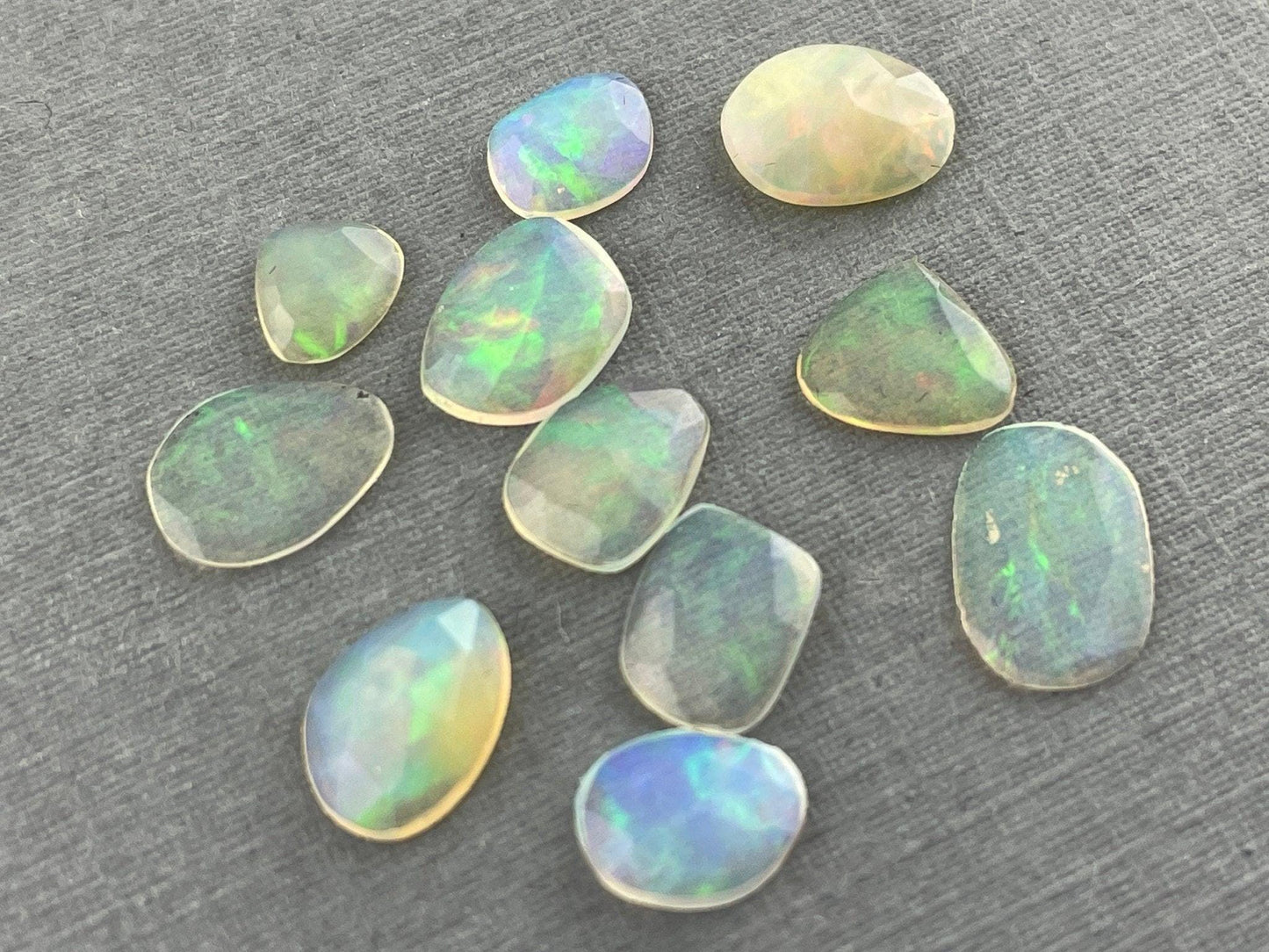 Ethiopian Opals 4 Ct Lots | Rose Cut Natural Loose Gemstones | Small, Medium, Large Sizes - Ethiopian Opal - GemEnthusiast