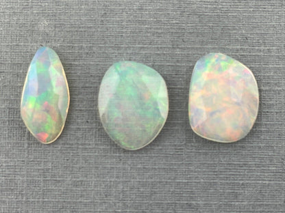 Ethiopian Opals 4 Ct Lots | Rose Cut Natural Loose Gemstones | Small, Medium, Large Sizes - Ethiopian Opal - GemEnthusiast