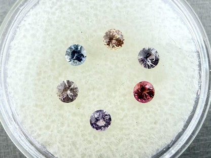 3mm Sapphire Lot | Faceted Gemstones, Umba Tanzania Origin | .75 carat | SF133 - Sapphire - GemEnthusiast