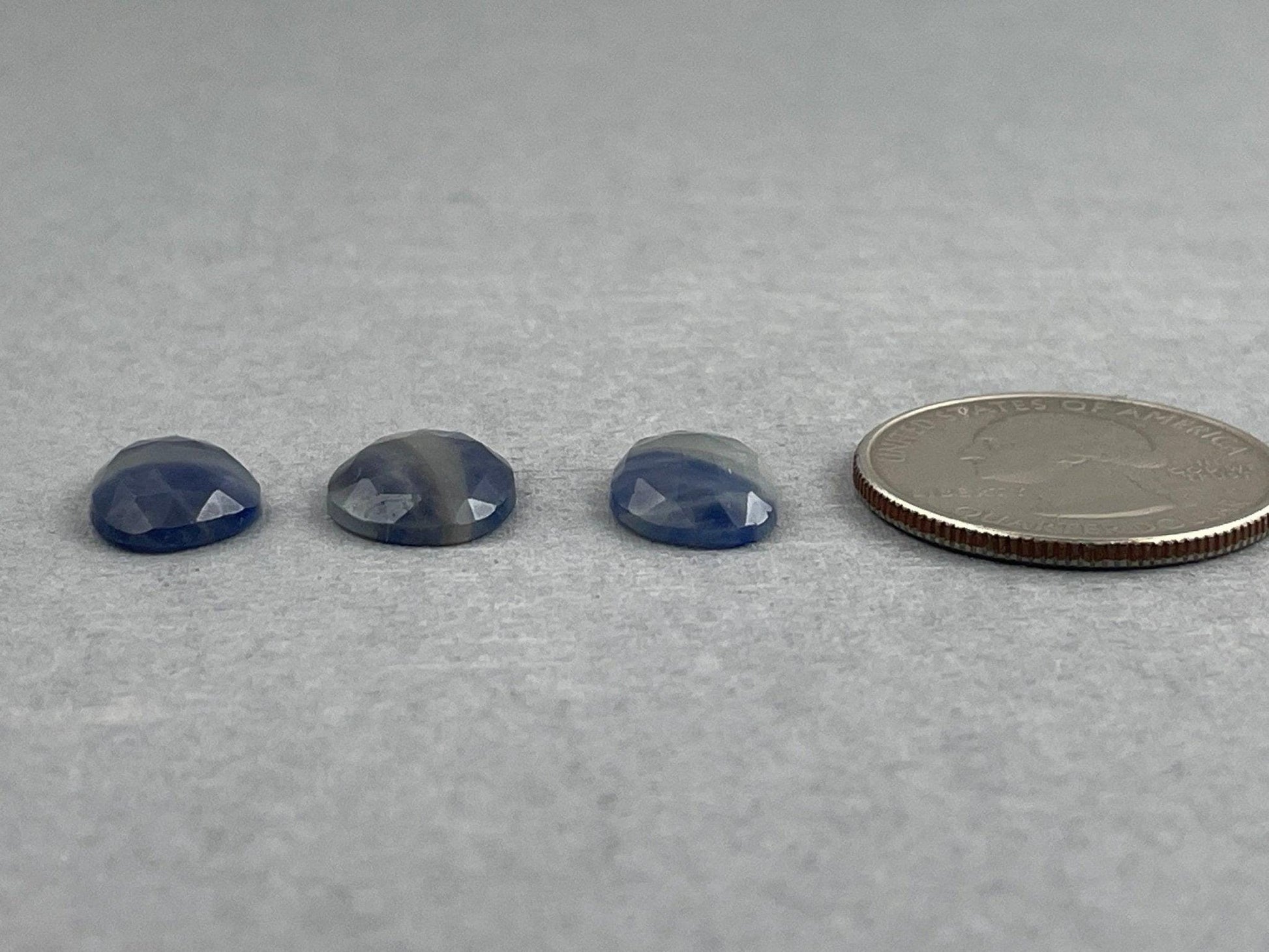 Bicolor Sapphire Rose Cut | Natural Loose Gemstones| 14.6 carats | SBC109 - Sapphire - GemEnthusiast