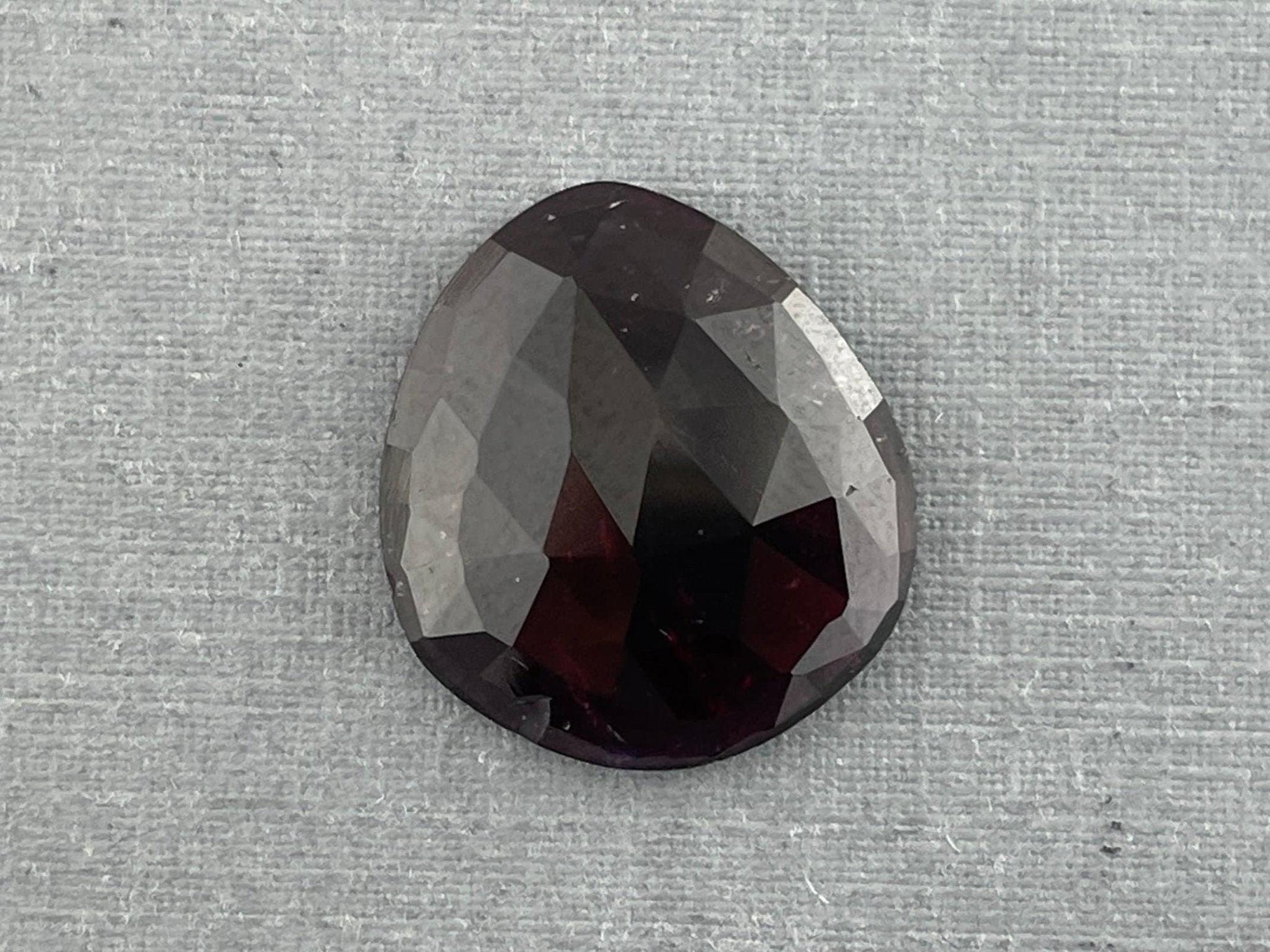Large Dark Rubellite Tourmaline Rose Cut Cabochon | Loose Natural Gemstone | 7.24 carats | TR130 - - GemEnthusiast