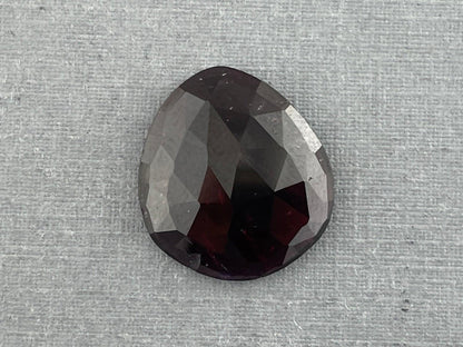 Large Dark Rubellite Tourmaline Rose Cut Cabochon | Loose Natural Gemstone | 7.24 carats | TR130 - - GemEnthusiast