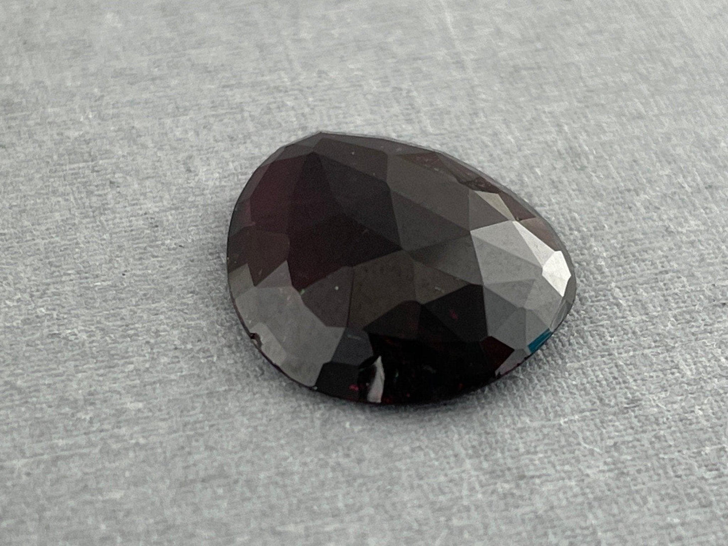 Large Dark Rubellite Tourmaline Rose Cut Cabochon | Loose Natural Gemstone | 7.24 carats | TR130 - - GemEnthusiast