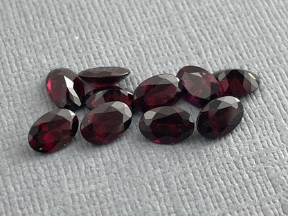 6x4 Anthill Chrome Pyrope Garnet | Loose Oval Faceted Gemstone | Arizona Mine - - GemEnthusiast