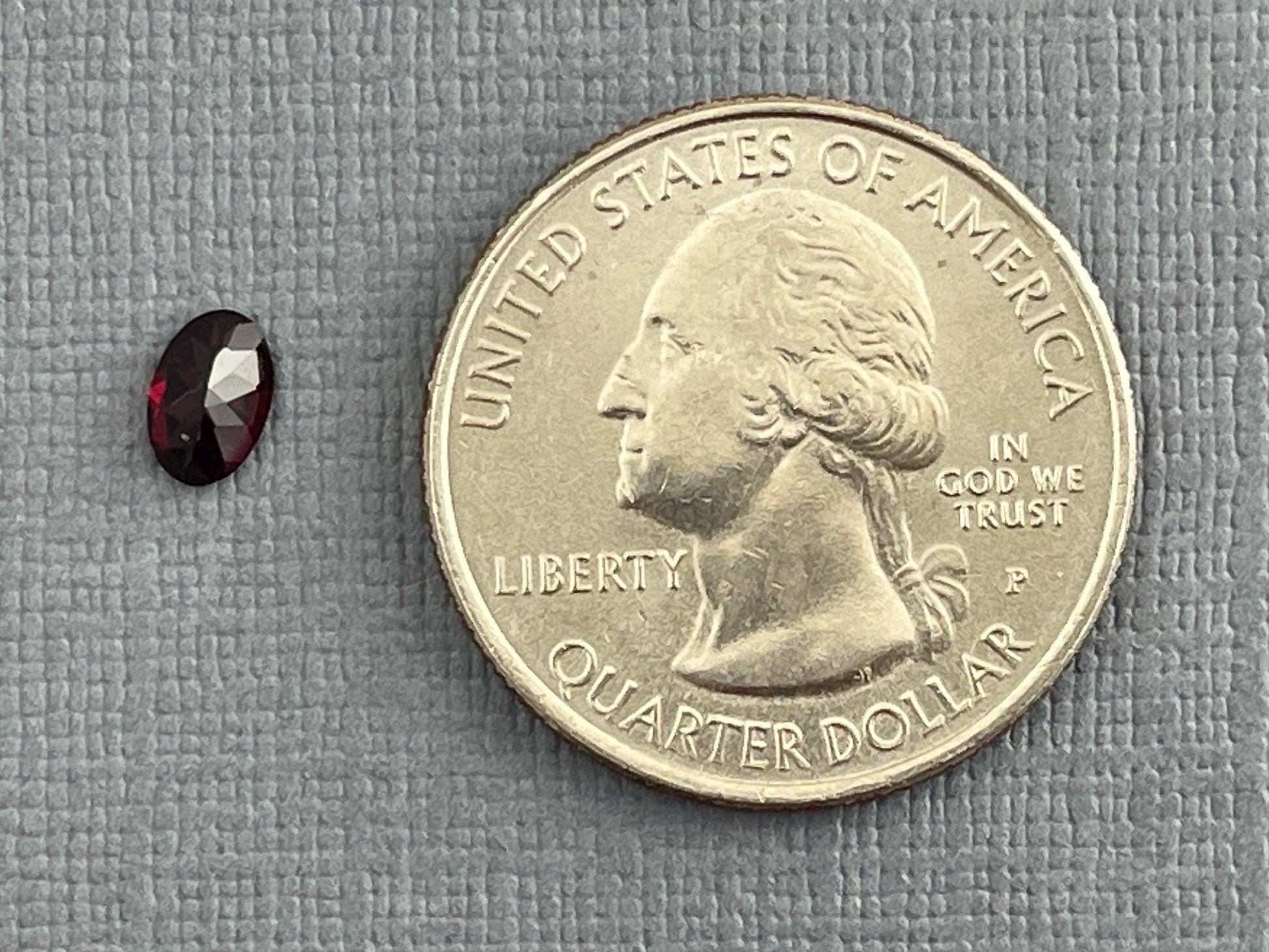 6x4 Anthill Chrome Pyrope Garnet | Loose Oval Faceted Gemstone | Arizona Mine - - GemEnthusiast