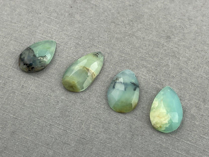 Peruvian Opal Rose Cut Pear Lot | Natural Gemstone from Peru | 5.74 carats | PO414 - - GemEnthusiast