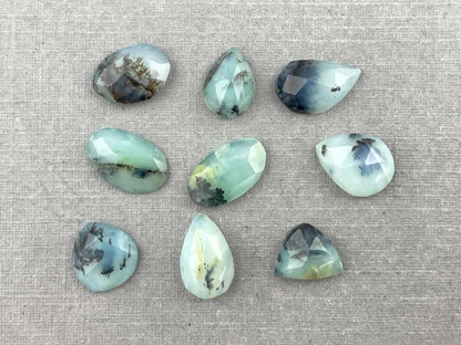 Peruvian Opal Rose Cut Lot | Natural Gemstone from Peru | 8+ carats | PO428 - Peruvian Opal - GemEnthusiast