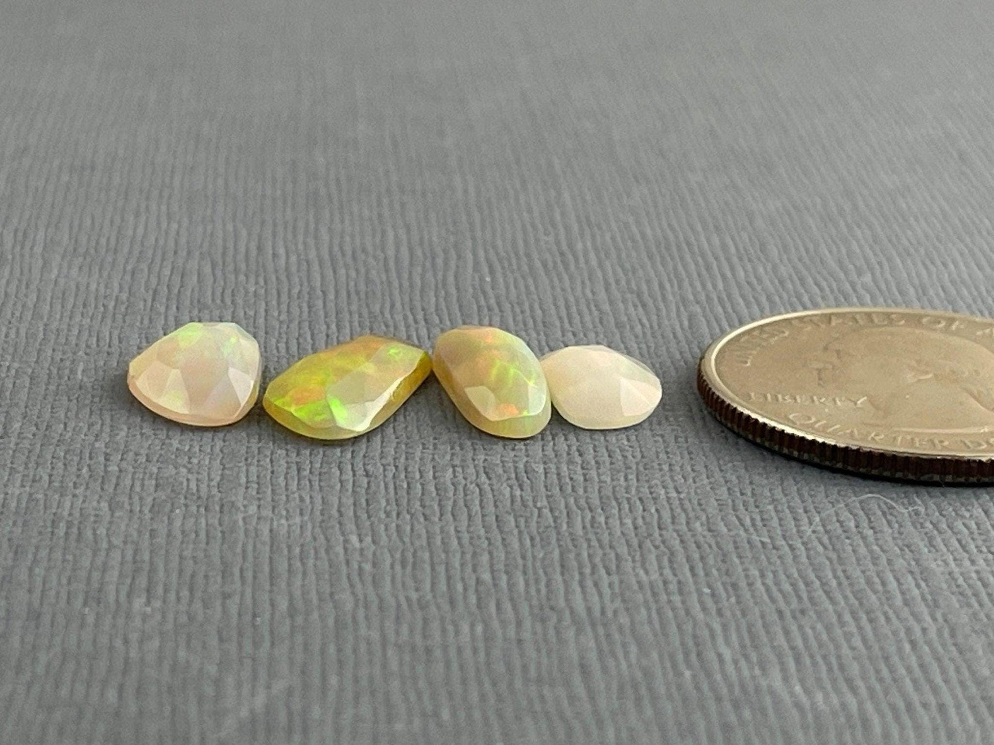 Ethiopian Opals with Fire Lot | Rose Cut Natural Loose Gemstone | 4.28 carats | OP476 - - GemEnthusiast