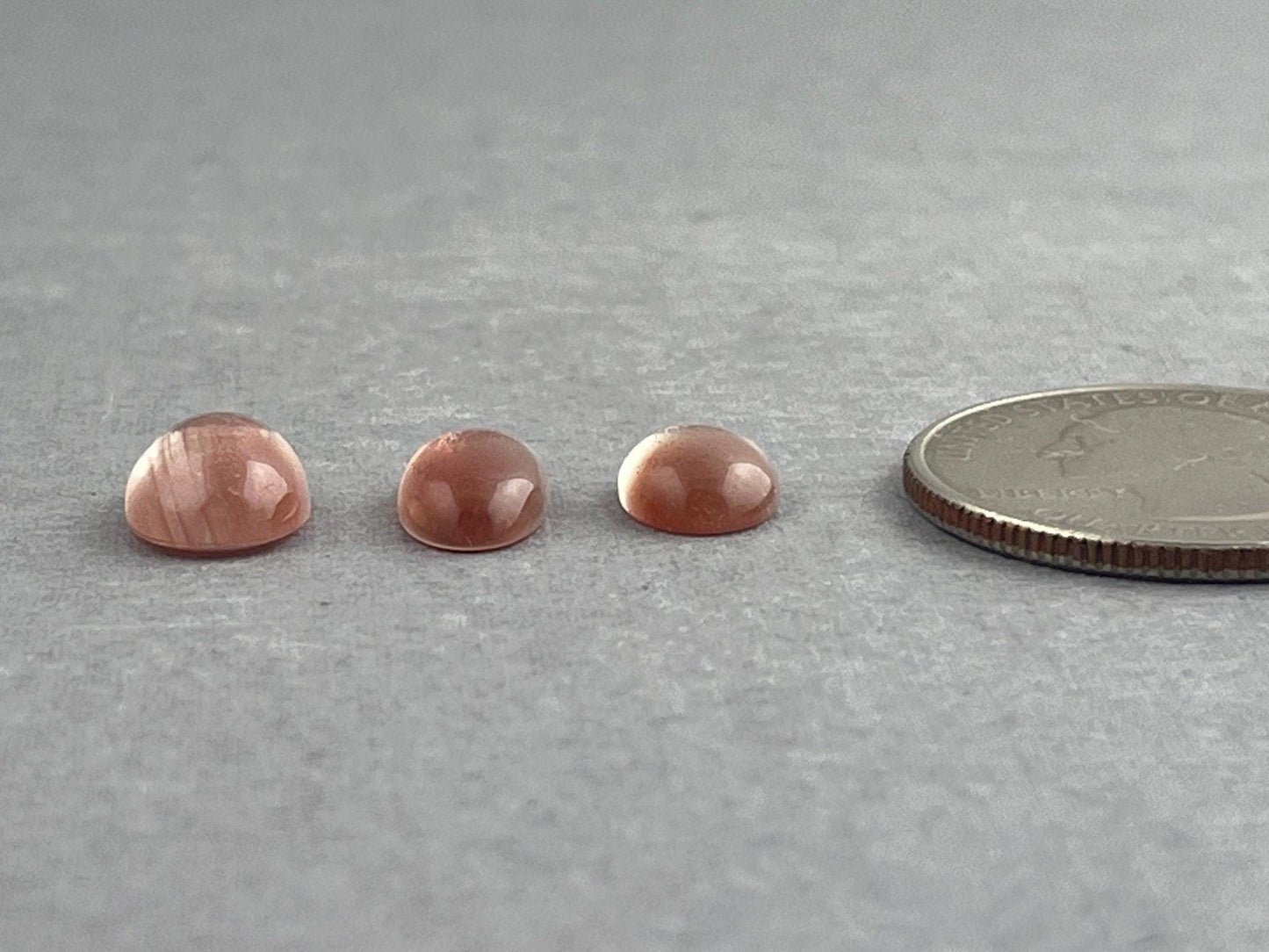 Oregon Sunstones Oval Cabochon Lot | 6.6 carats | OSC303 - - GemEnthusiast