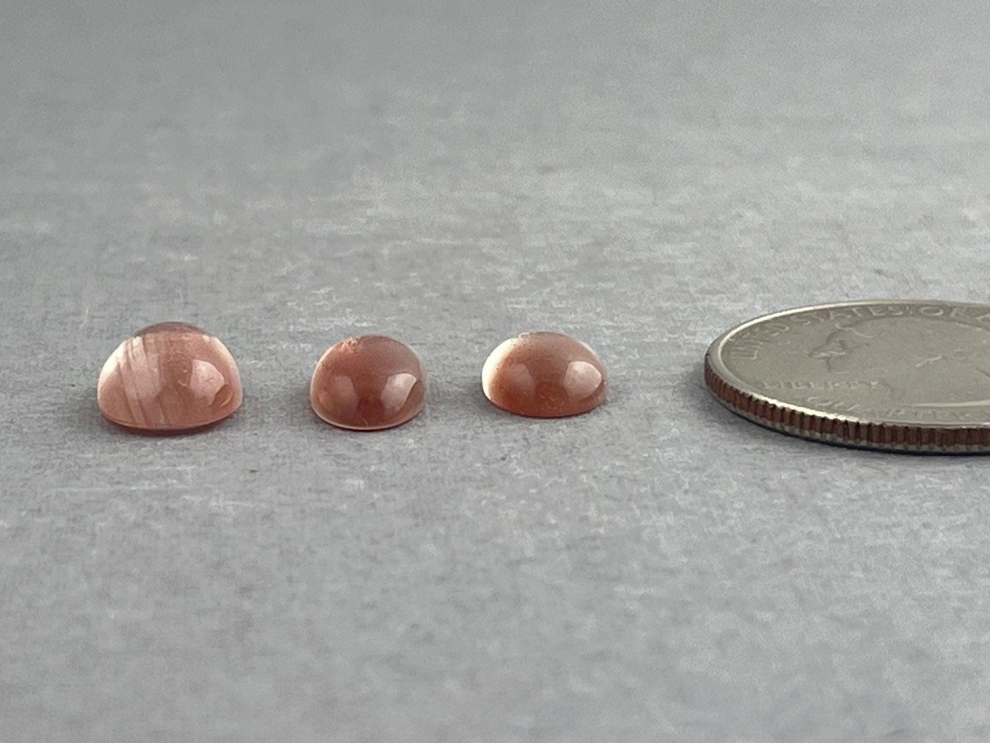 Oregon Sunstones Oval Cabochon Lot | 6.6 carats | OSC303 - - GemEnthusiast
