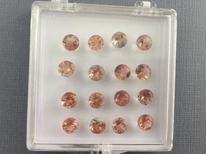 6mm Oregon Sunstones Faceted Round Gemstones | Pick Your Own Stone! - - GemEnthusiast