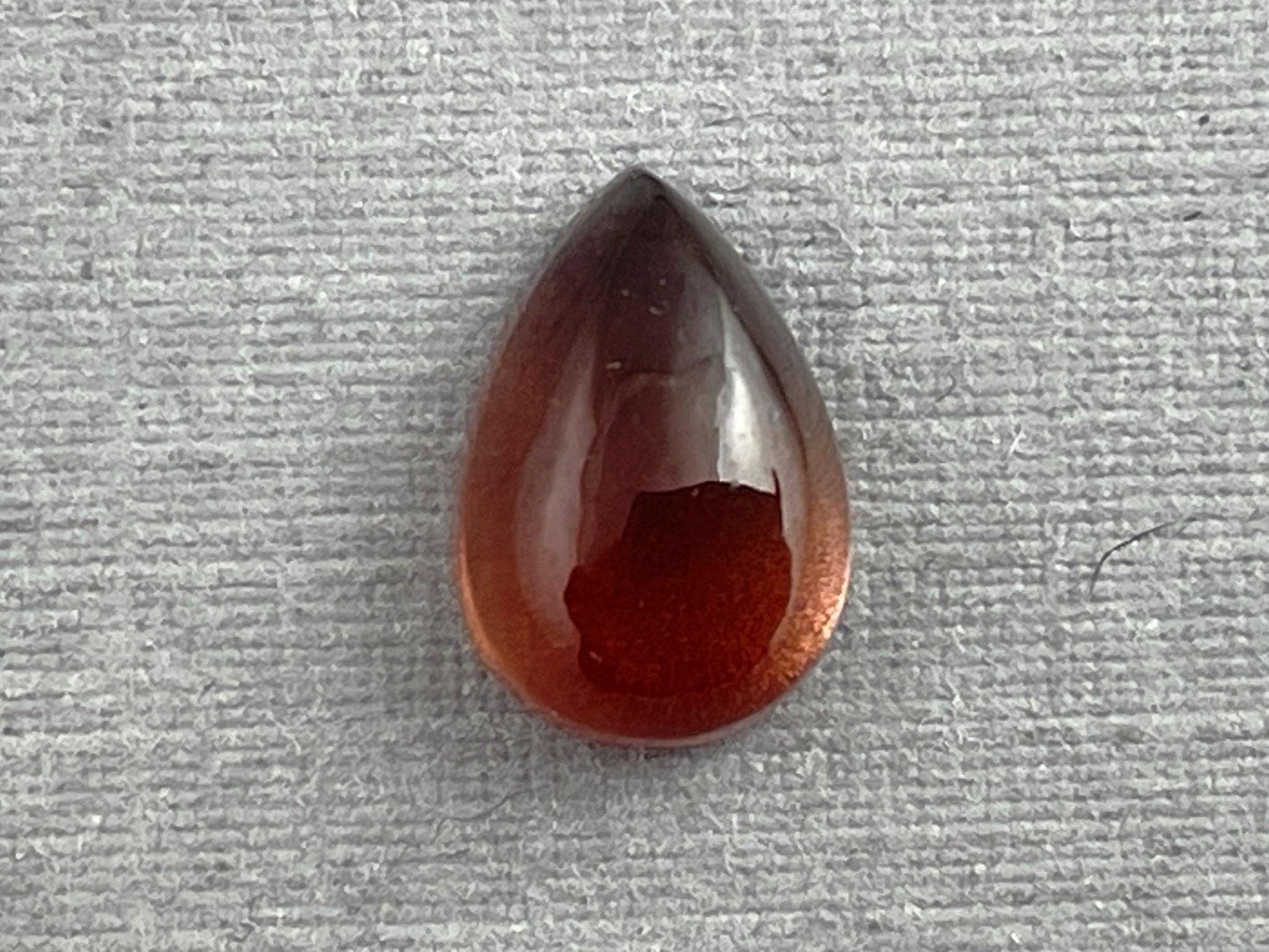 9x6 Oregon Sunstones Pear Cabochon | Beautiful Schiller! | 1.69 carats | OSC294 - Oregon Sunstone - GemEnthusiast