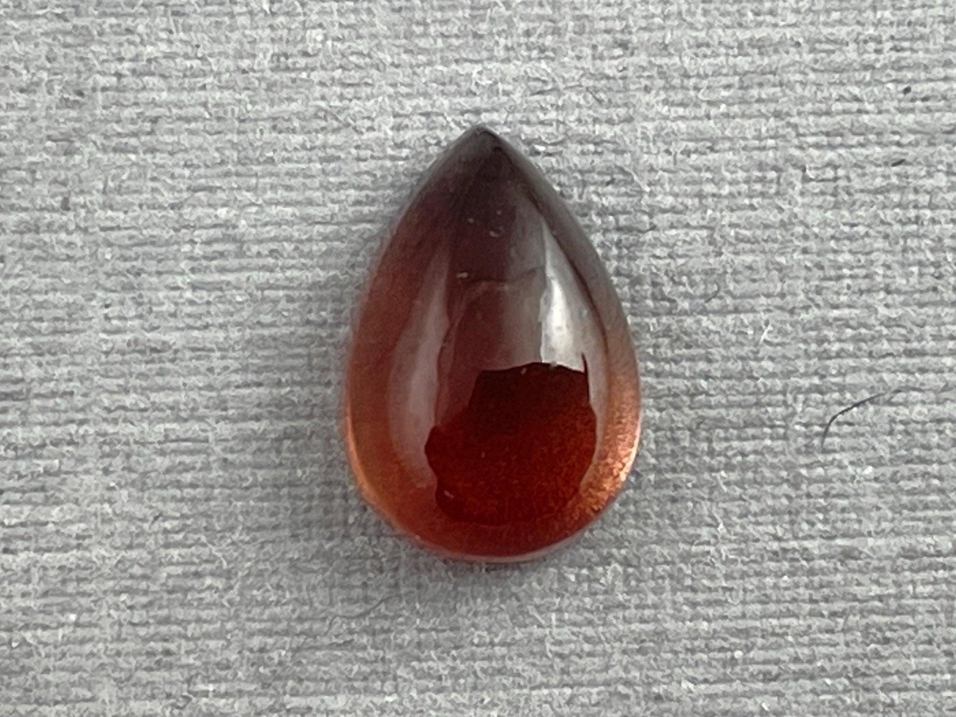 9x6 Oregon Sunstones Pear Cabochon | Beautiful Schiller! | 1.69 carats | OSC294 - Oregon Sunstone - GemEnthusiast
